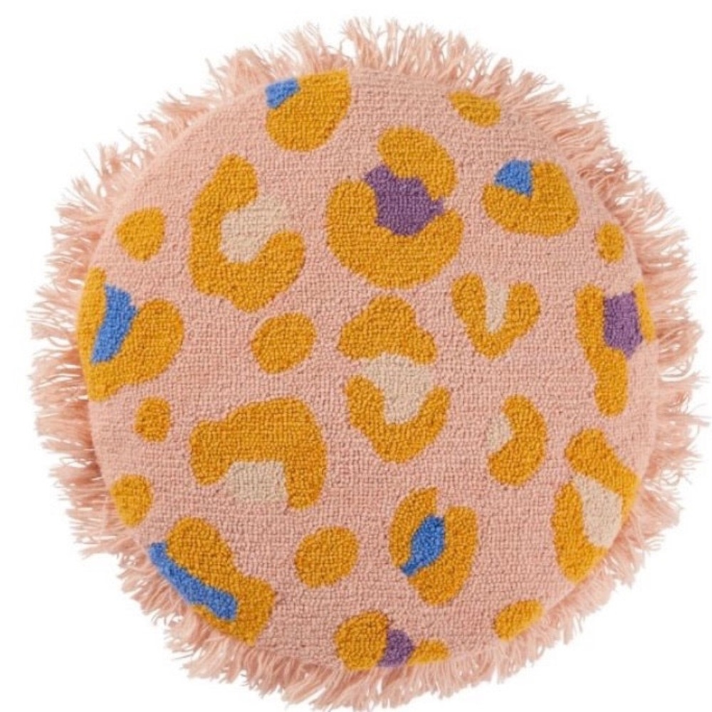 New Sage x Clare punch needle floor cushion
